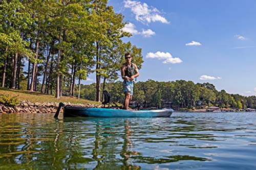 Perception Crank 10 | Sit on Top Pedal Kayak | Adjustable Lawn Chair Seat | 10'