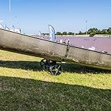 RAILBLAZA Genuine C-Tug Kayak Cart Dolly - Puncture-Free Wheels Canoe Cart Trailer with 260 lb Load Capacity - Portable & Foldable Heavy-Duty Boat Dolly & Kayak Accessories