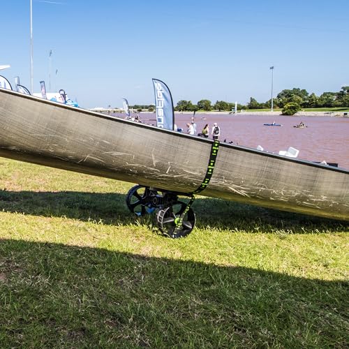 RAILBLAZA Genuine C-Tug Kayak Cart Dolly - Puncture-Free Wheels Canoe Cart Trailer with 260 lb Load Capacity - Portable & Foldable Heavy-Duty Boat Dolly & Kayak Accessories