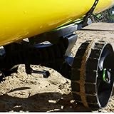 RAILBLAZA Genuine C-Tug Kayak Cart Dolly - Puncture-Free Wheels Canoe Cart Trailer with 260 lb Load Capacity - Portable & Foldable Heavy-Duty Boat Dolly & Kayak Accessories