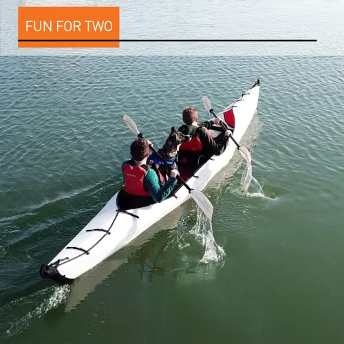 Oru Kayak Haven Foldable Kayak | for 1 or 2 People - Stable, Durable, Lightweight - Lake and River Kayaks - Beginner, Intermediate - Size (Unfolded): 16'1