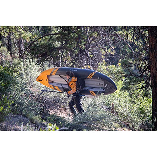 Aquaglide McKenzie 105 Inflatable Kayak - 1 Person Whitewater Kayak,Orange