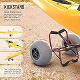 Bonnlo Kayak Cart Trolley Canoe Paddle Board Boat Cart Carrier Dolly with 12