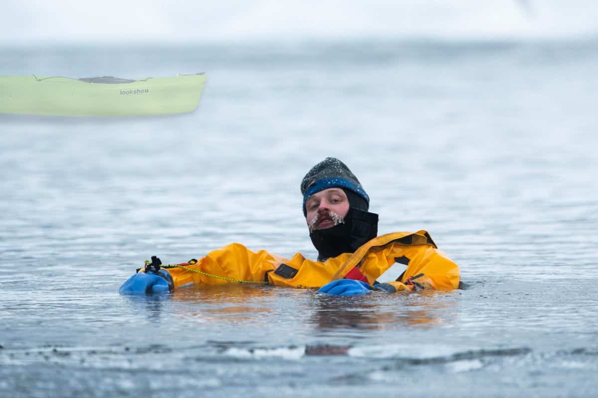 Dealing with Cold Water Immersion in a kayak