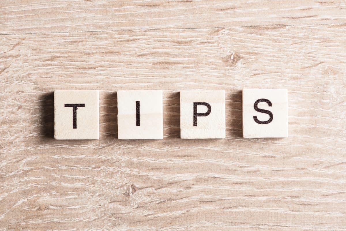 Kayaking While Pregnant -  Tips word collected of wooden elements with the letters