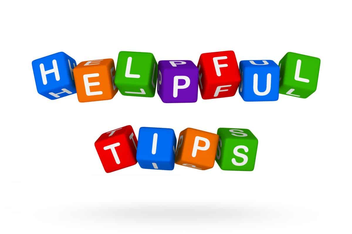 Kayaking with Kids -  Helpful Tips Colorful Sign isolated on white background.