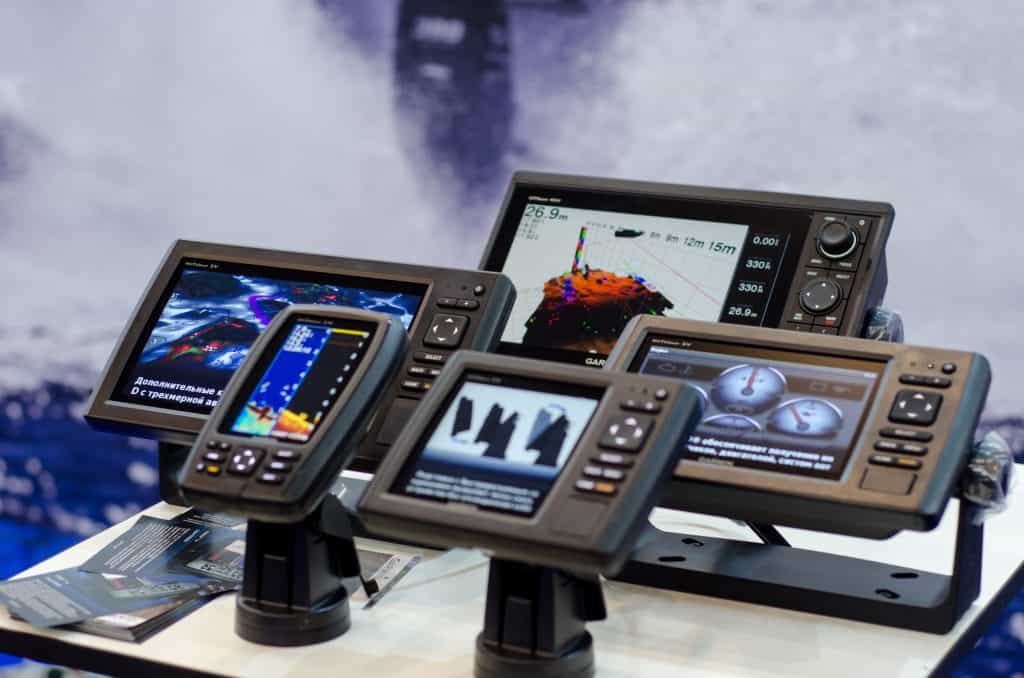 Kayak Fish Finders on display