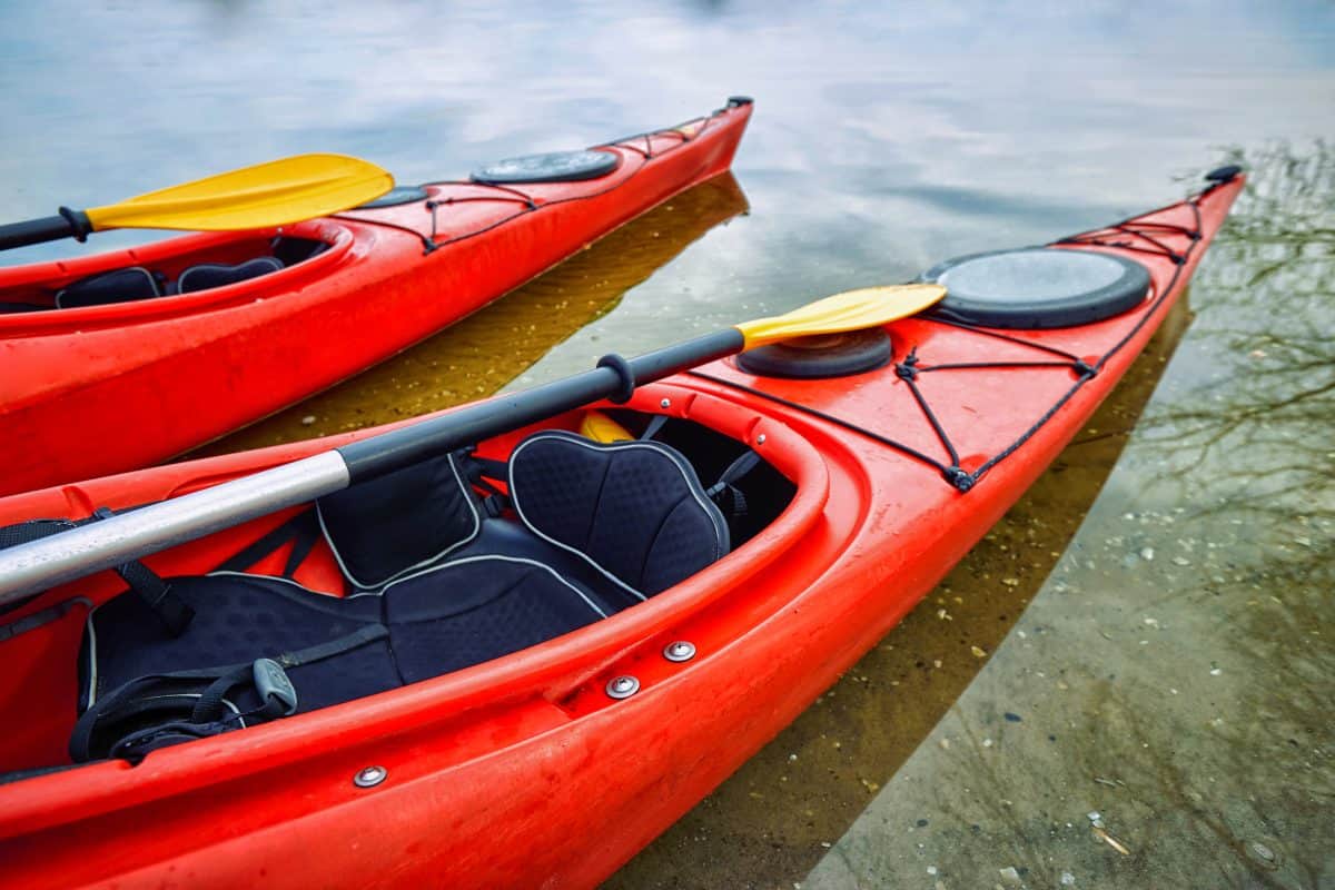 2 red best ocean kayak for beginners