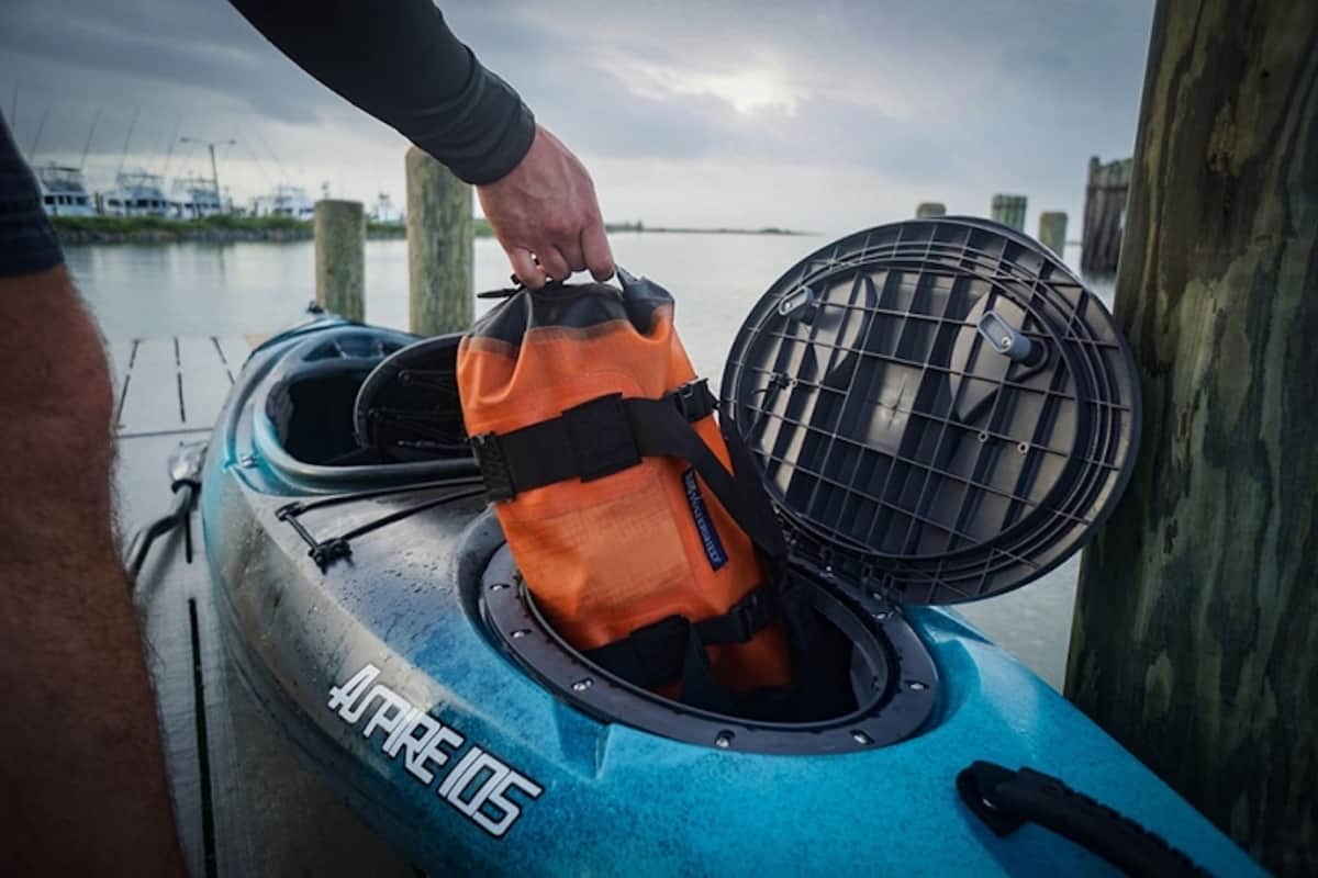 Image showing that touring kayaks have bulkheads for storage