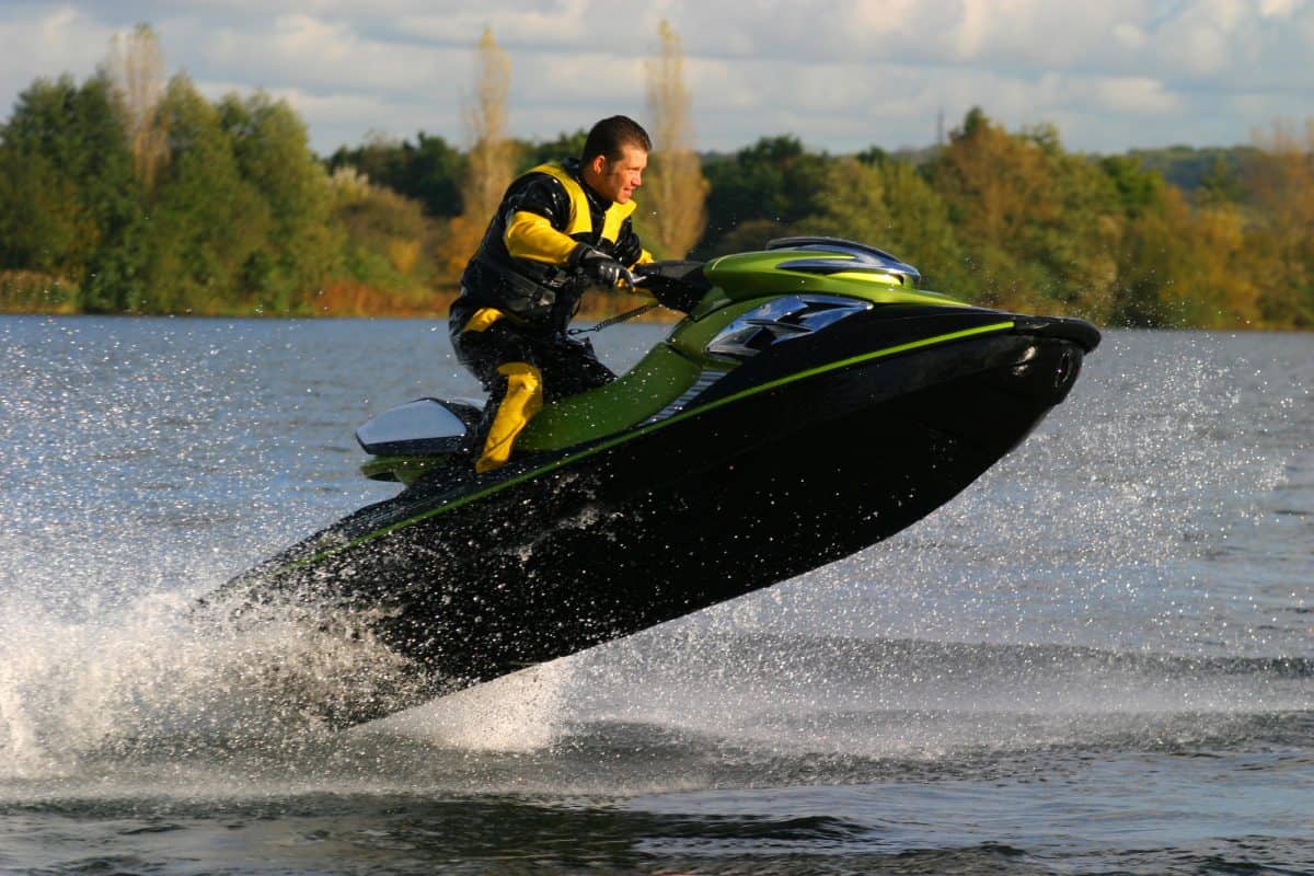 Jet Ski on lake