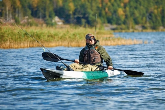 Man paddle solo the Point 65 Tequila! GTX Angler Tandem