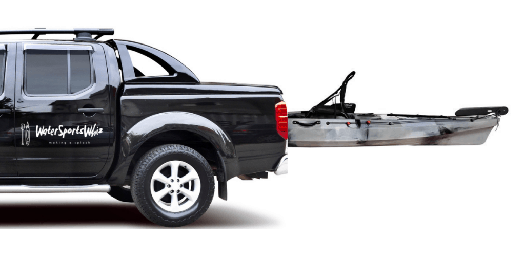 Fishing Kayak Transported in Truck Bed
