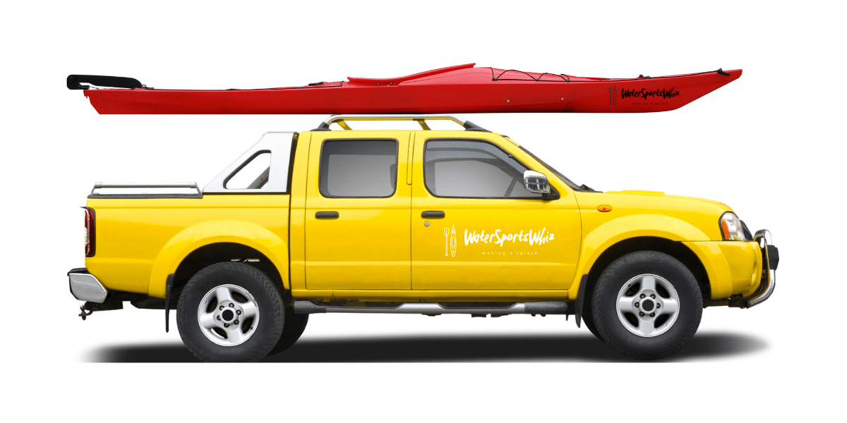 Kayak on Truck Roof Rack